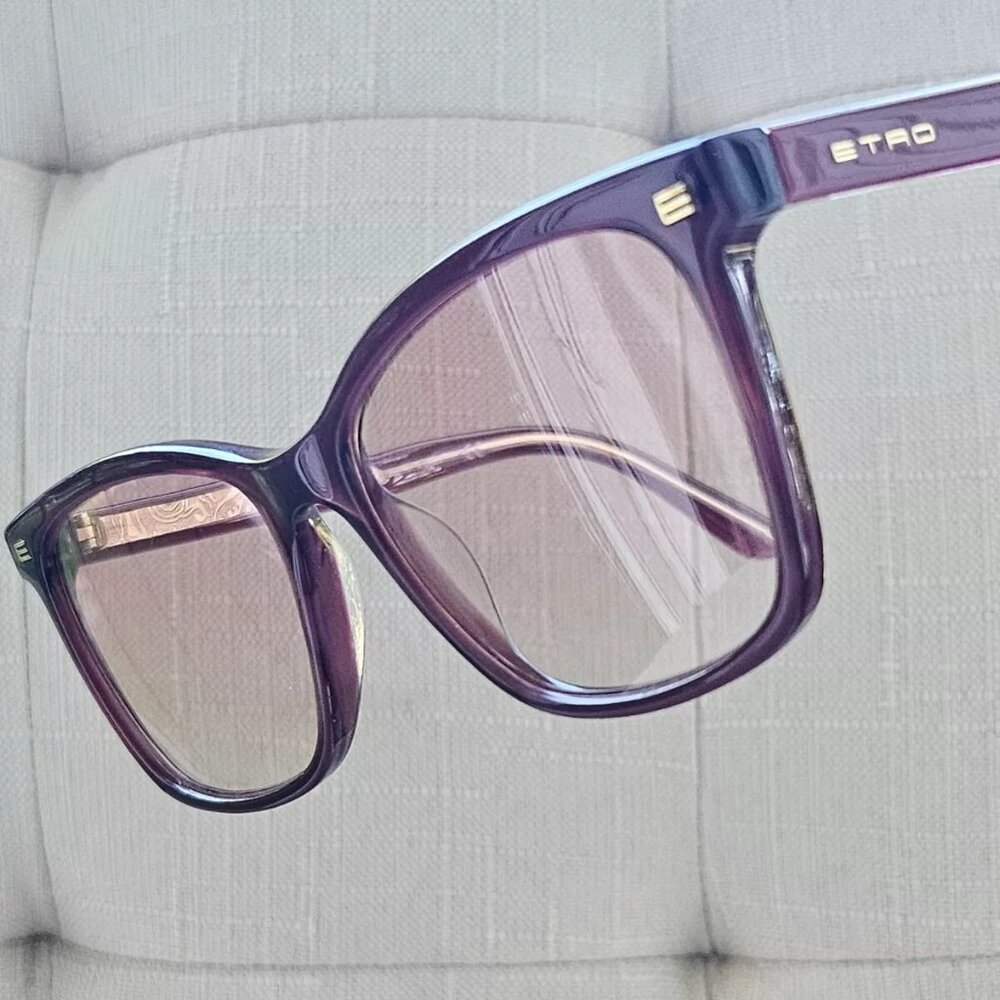 ETRO Women Sunglasses Eye Wear Shades ET2603 Red Tone Frame Authentic - Picture 9 of 11